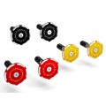 DBK Special Parts (Ducabike) Contrast Cut Billet Forward Frame Caps for the Ducati Streetfighter V4 / S
